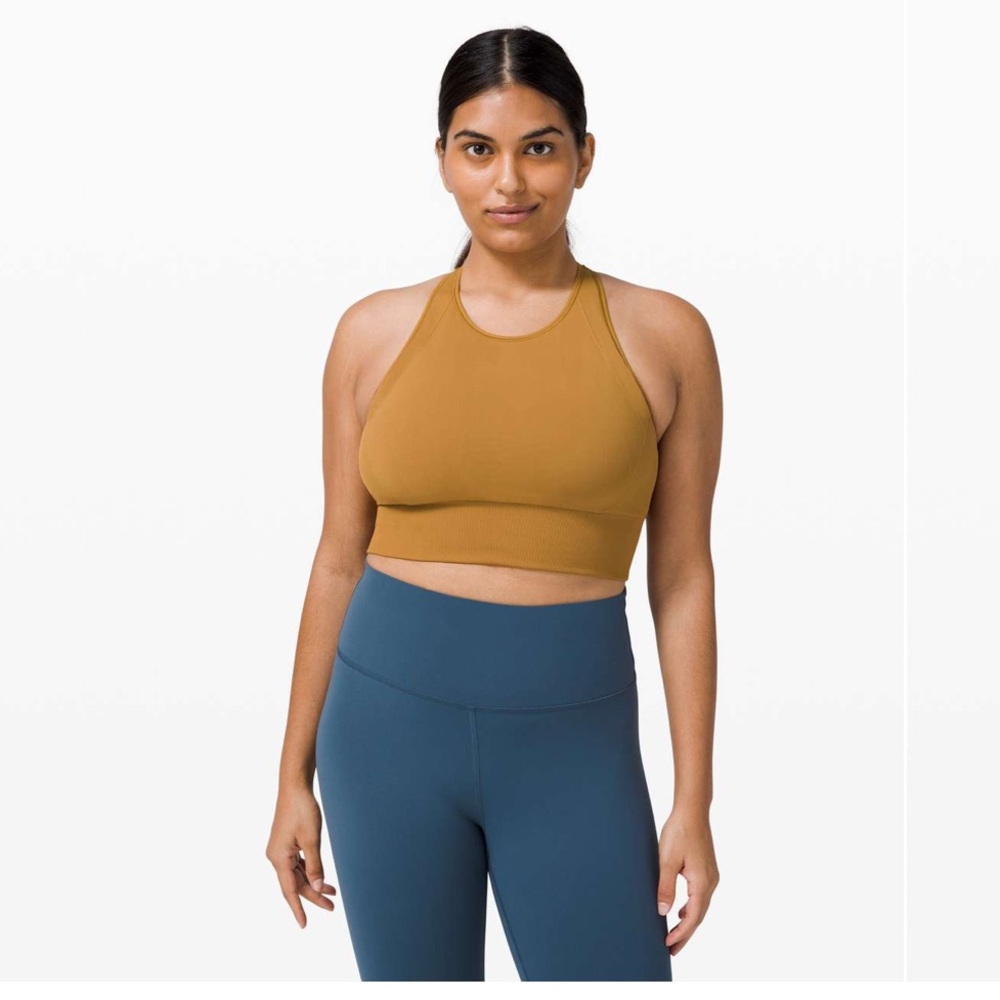 Lululemon Ebb to Train Bra *Medium Support, C/D Cup
Spiced Bronze